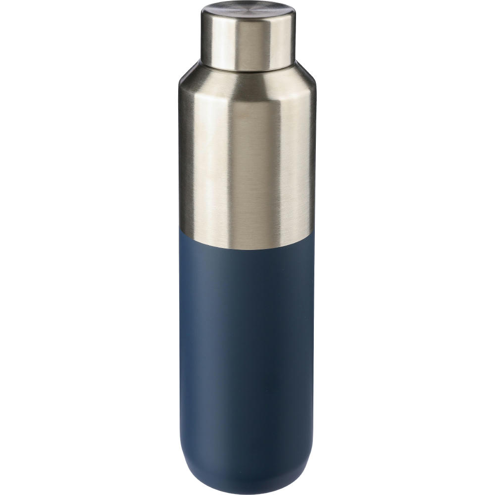 Recycelte doppelwandige Trinkflasche aus Edelstahl (600 ml) Esen Werbeartikel