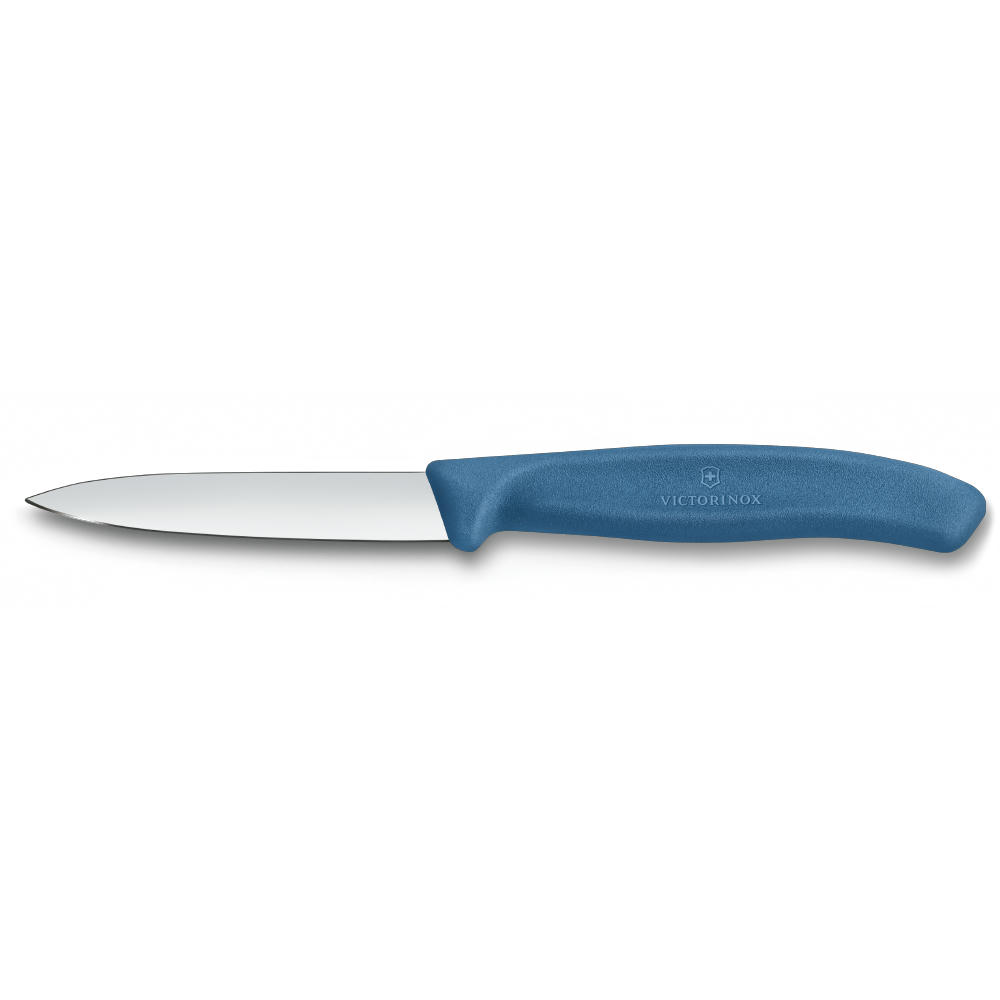 Victorinox Gemüsemesser blau Werbemittel mit Gravur Werbeartikel