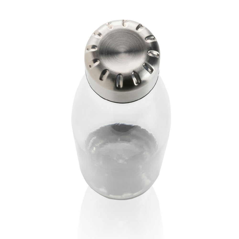 Auslaufsichere Trinkflasche mit Stainless-Steel-Deckel Werbeartikel