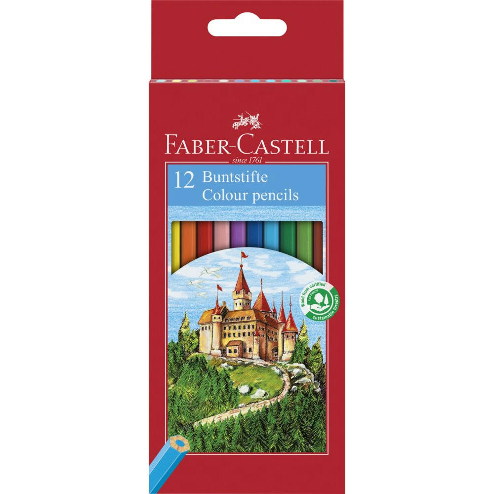 Product image Buntstift 12er Etui Castle Werbeartikel