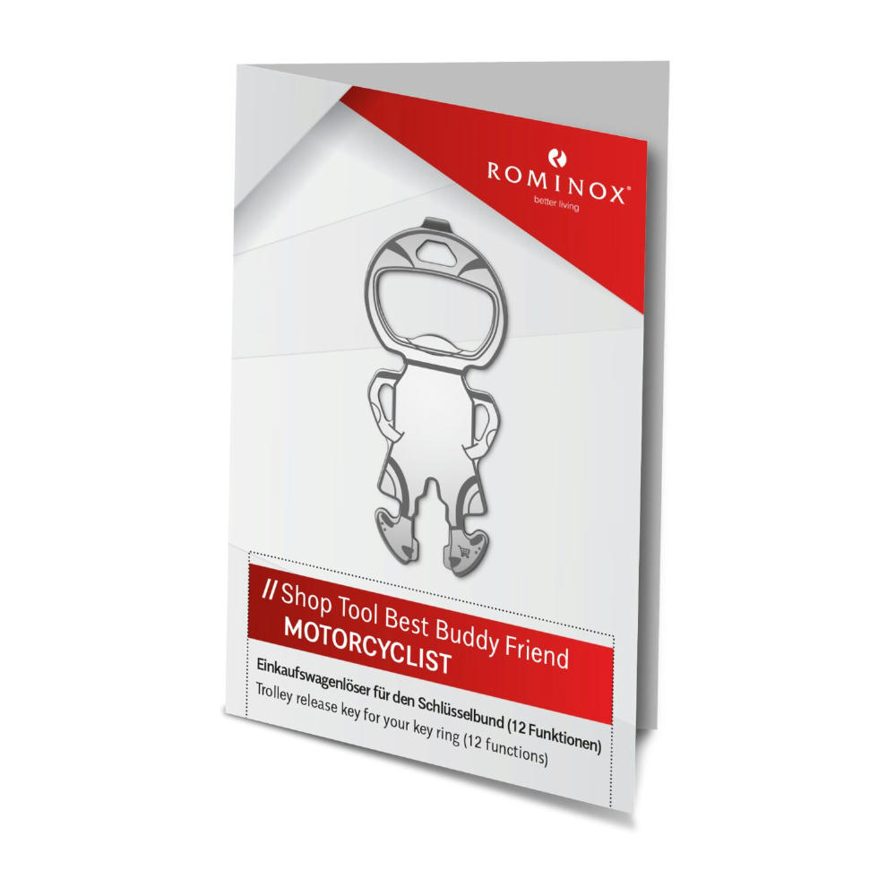 ROMINOX® Best Buddy Friend // Motorcyclist Werbeartikel