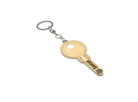 Key Ring Stella Key, Doming in full color ⇒ Als Werbeartikel mit Logo