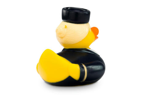 Werbeente Steffi Stewardess mit gelbem Halstuch Werbeartikel