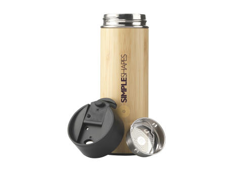 Product image Sakura 360 ml Bambus Thermoflasche/Thermobecher bedrucken