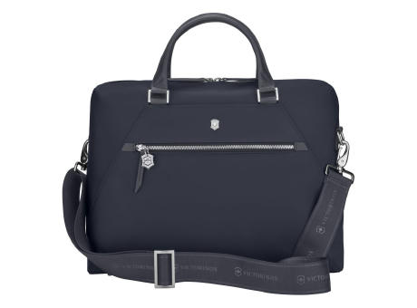 Product image Victorinox Victoria Signature Briefcase nachtblau stilvolle Tasche mit Logo