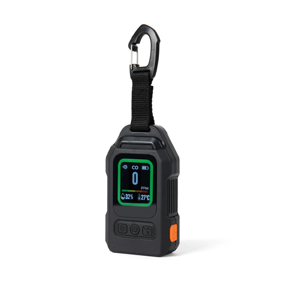 Nordic Drift Everest tragbarer CO-Detektor mit LED & Alarm Werbeartikel