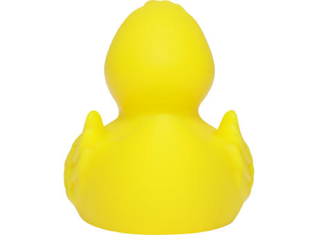 Renn-Ente, mit Metallplatte Werbeartikel