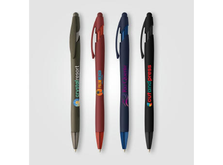 La Jolla Softy Monochrome Classic Kugelschreiber m/Stylus bedrucken