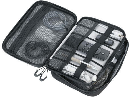 TROIKA Kabeltasche TROIKA BLACK CONNECTED Werbeartikel