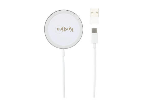 Force MagSafe 10W RCS Recycled Wireless Charger Werbeartikel