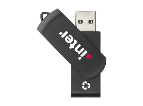 USB Twist Recycle 64 GB Werbeartikel