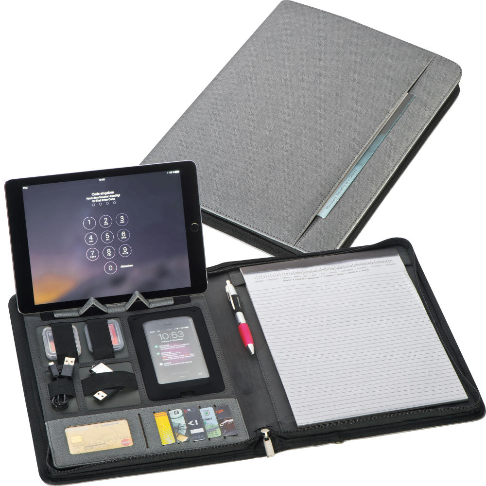 Product image Schreibmappe mit Powerbank Elda Werbeartikel