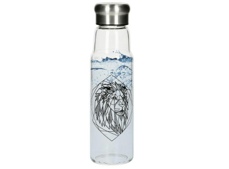 Product image Glasflasche mit Hülle "Life" 0,55 l bedrucken
