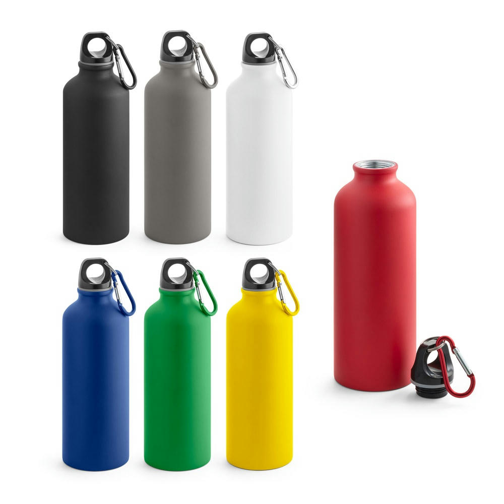 Product image COLLINA. Aluminiumflasche mit Karabiner 540 ml Werbeartikel