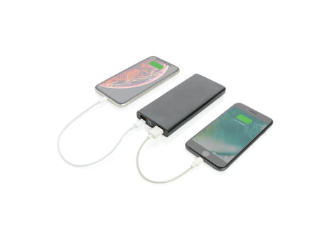 18W PD Powerbank mit 10.000 mAh aus Aluminium bedrucken
