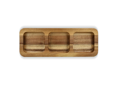 InSideOut Mini-Snacktisch aus Holz, 35cm Werbeartikel