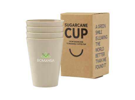 Sugarcane Cup 360 ml Trinkbecher Werbeartikel