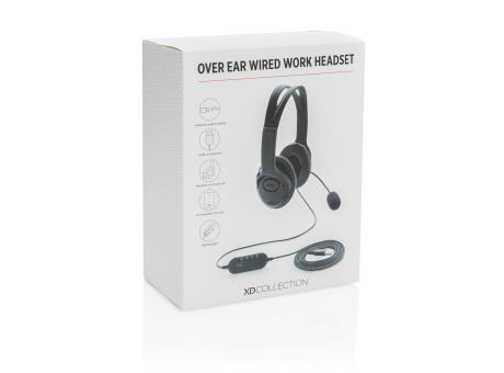 Over-Ear Headset mit Kabel Werbeartikel
