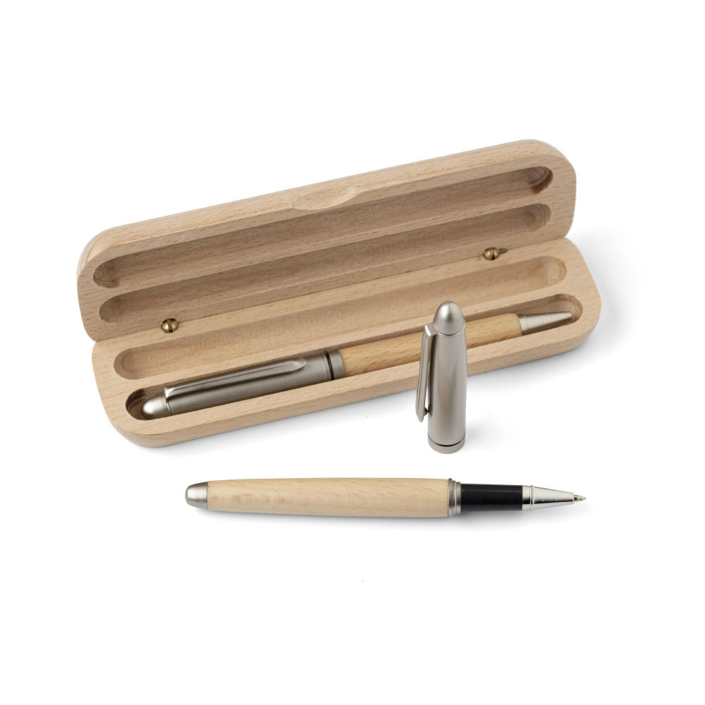 Product image Schreibset aus Buchenholz Oliviero Werbeartikel
