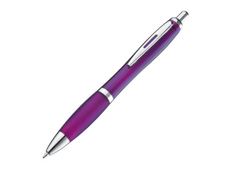 Kugelschreiber mit farbig transparentem Schaft  Werbeartikel