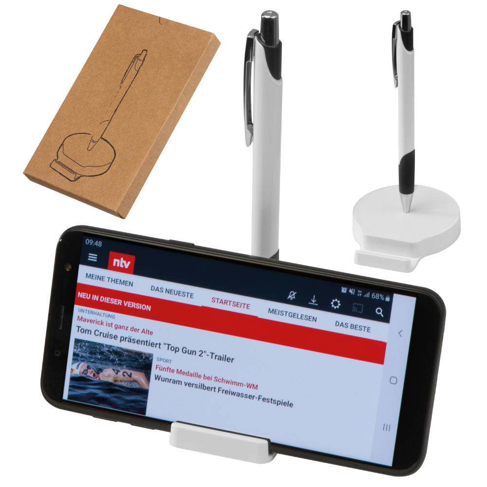 Product image Handyhalter mit Magnetfunktion und Kugelschreiber Werbeartikel