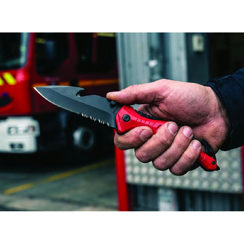 Rettungsmesser 'Emergency', rot Werbeartikel