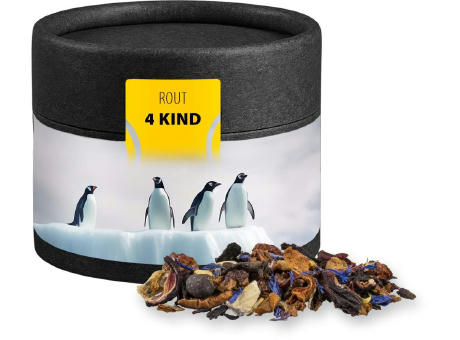 Product image Christkindl Tee, ca. 25g, Kraftpapierdose Mini schwarz Werbeartikel