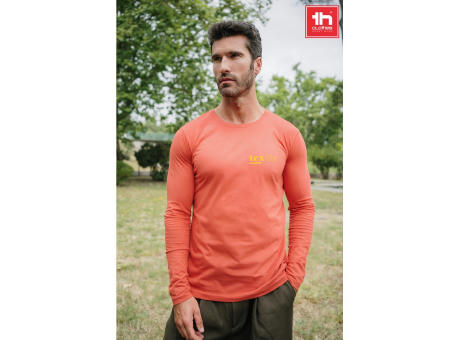 THC BUCHAREST. Herren Langarm T-Shirt Werbeartikel