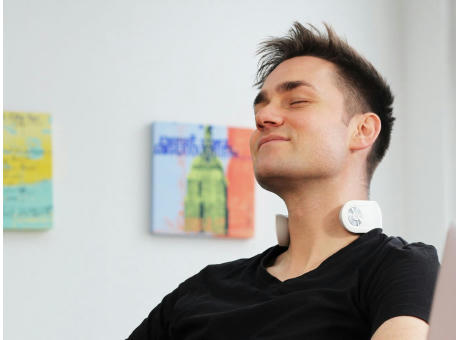 RELAX Nackenmassagegerät für 15 Minuten Totalentspannung Werbeartikel