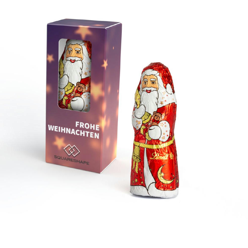 Lindt Schoko Nikolaus in Vollkartonage Werbeartikel