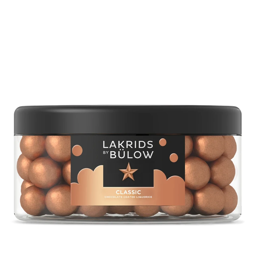 Lakrids by Bülow Classic Caramel Large-Dose 515 g, freigestellt – Lakritz für Team und Empfang