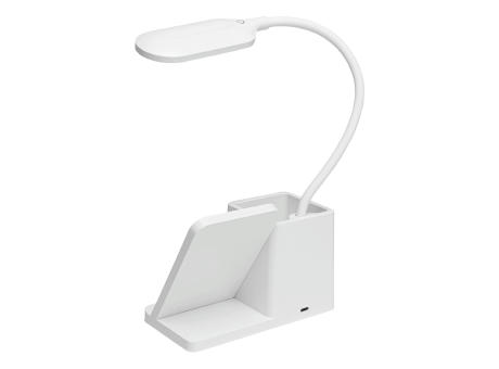 LIGHT & CHARGE - Schreibtisch-Lampe mit Ladestation Werbeartikel