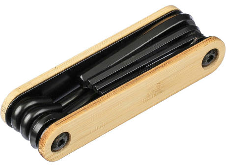 Werkzeugsatz Edna aus Kohlenstoffstahl Werbeartikel