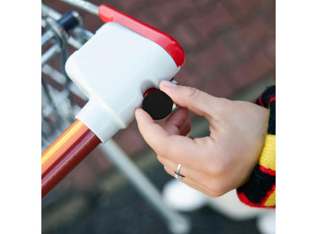 Einkaufswagenchip ohne Loch, RE:cycle bedrucken