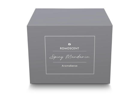 ROMOSCENT® Aromakerze Spicy Mandarin Werbeartikel