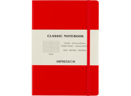 Notizbuch aus Karton (ca. DIN A5 Format) Chanelle Werbeartikel