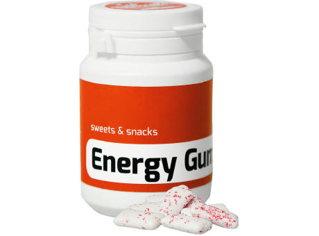 Energy Kaugummi, ca. 63g, Kaugummi Dose Werbeartikel