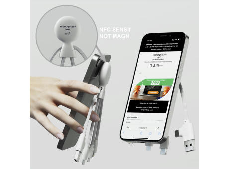 2099 | Xoopar Mr. Bio Smart Charging cable with NFC bedrucken