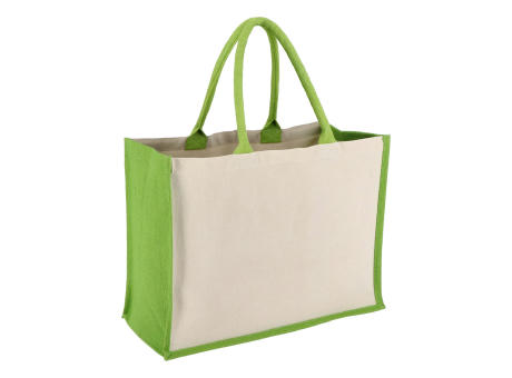 Product image Jute-Baumwolle Tragetasche OEKO-TEX® 42,5 x 19 x 32cm 320g/m² bedrucken