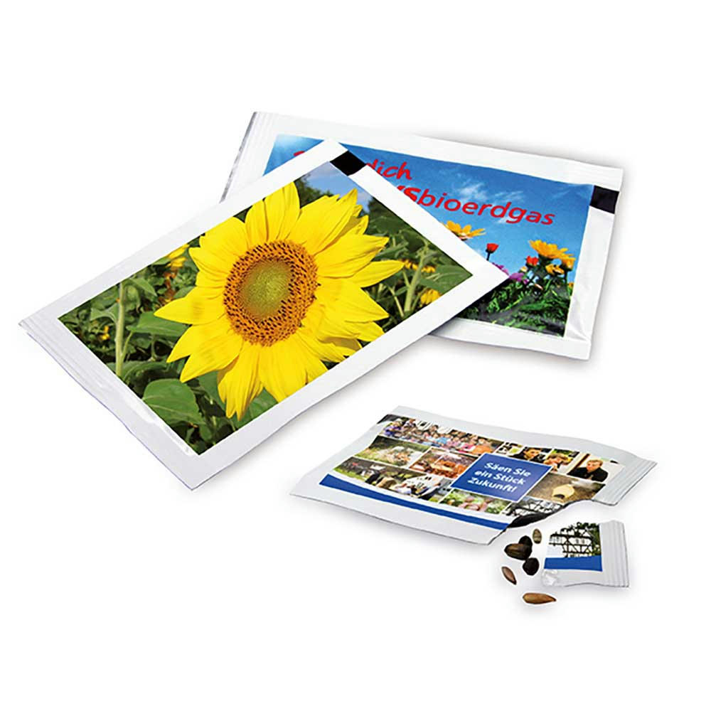 Product image Samen-Briefchen - Sonnenblumen Werbeartikel