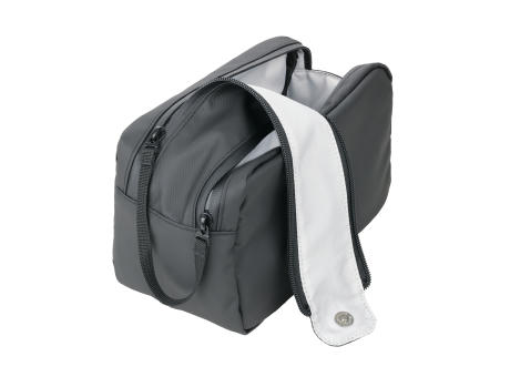 TROIKA Kulturbeutel TROIKA BLACK WASHBAG 2 bedrucken