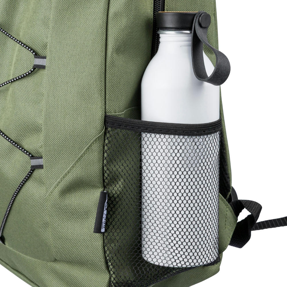 rPET-Polyester (600D) Abenteuerrucksack Jari Werbeartikel