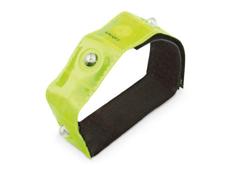 VISIBLE. Armband, reflektierend mit 4 roten LEDs bedrucken