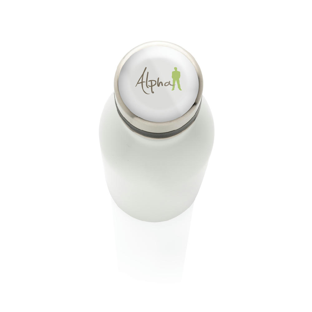 Deluxe Wasserflasche aus RCS recyceltem Stainless-Steel Werbeartikel