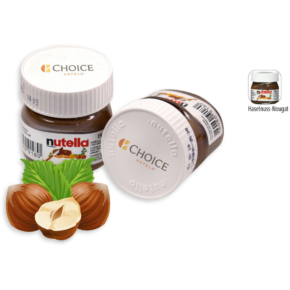 Product image Nutella Mini Glas, 25 g, Inhalt: Nutella Werbeartikel