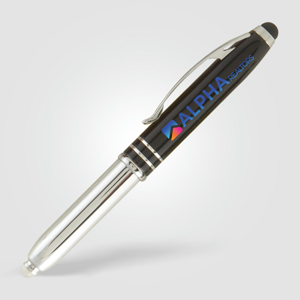 Brando Shiny Kugelschreiber - m/Stylus Werbeartikel