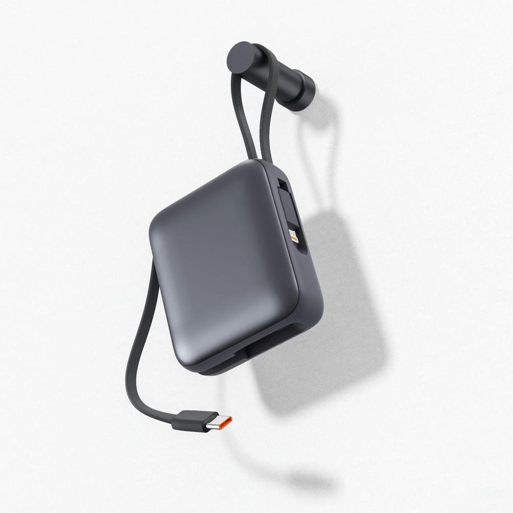 Nova Powerbank 22,5 W Power Delivery mit integrierten Kabeln 10.000 mAh Werbeartikel