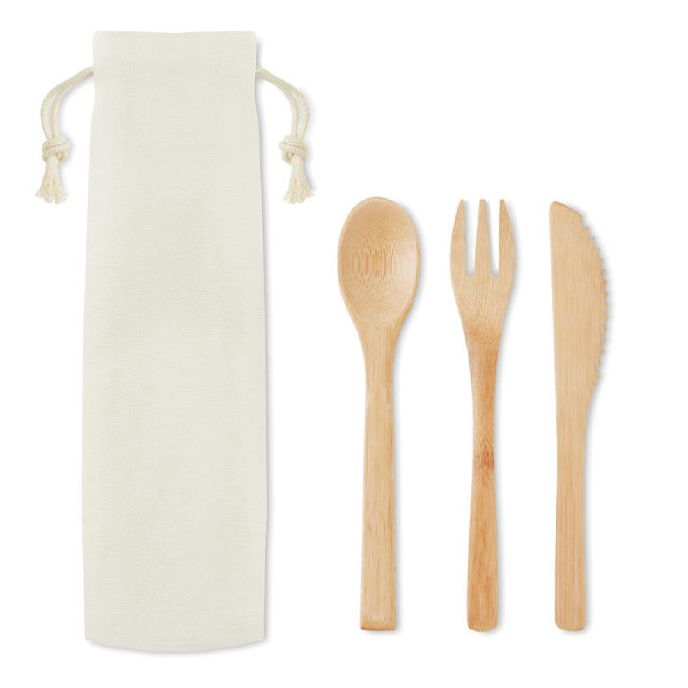 Product image Besteck-Set Bambus Werbeartikel