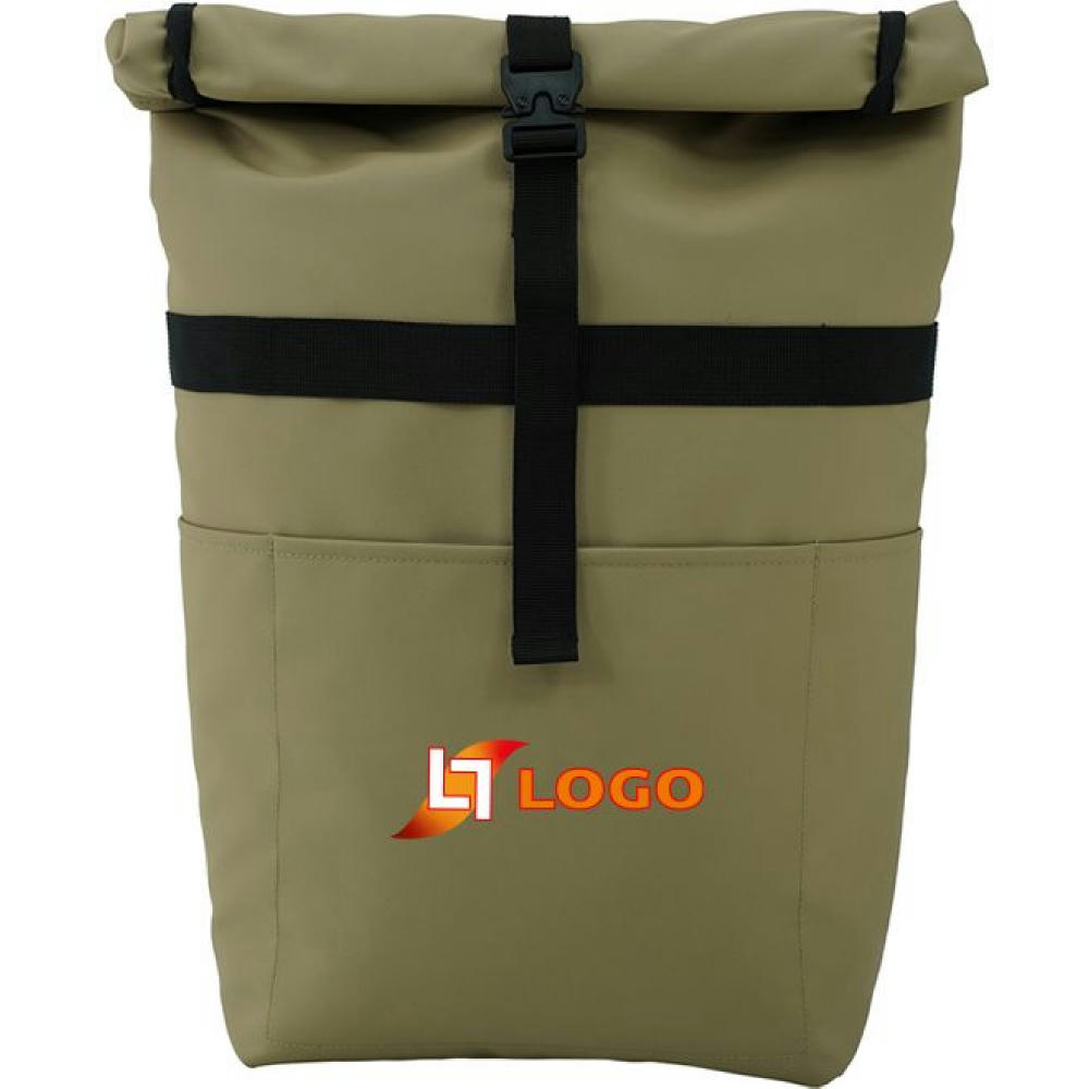 Isolierter Rolltop-Rucksack 'Frisco', Sandfarben Werbeartikel