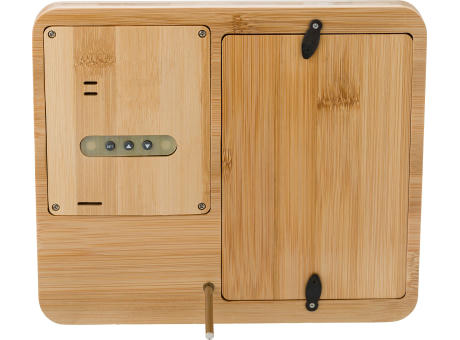 Wetterstation aus Bambus Colton Werbeartikel